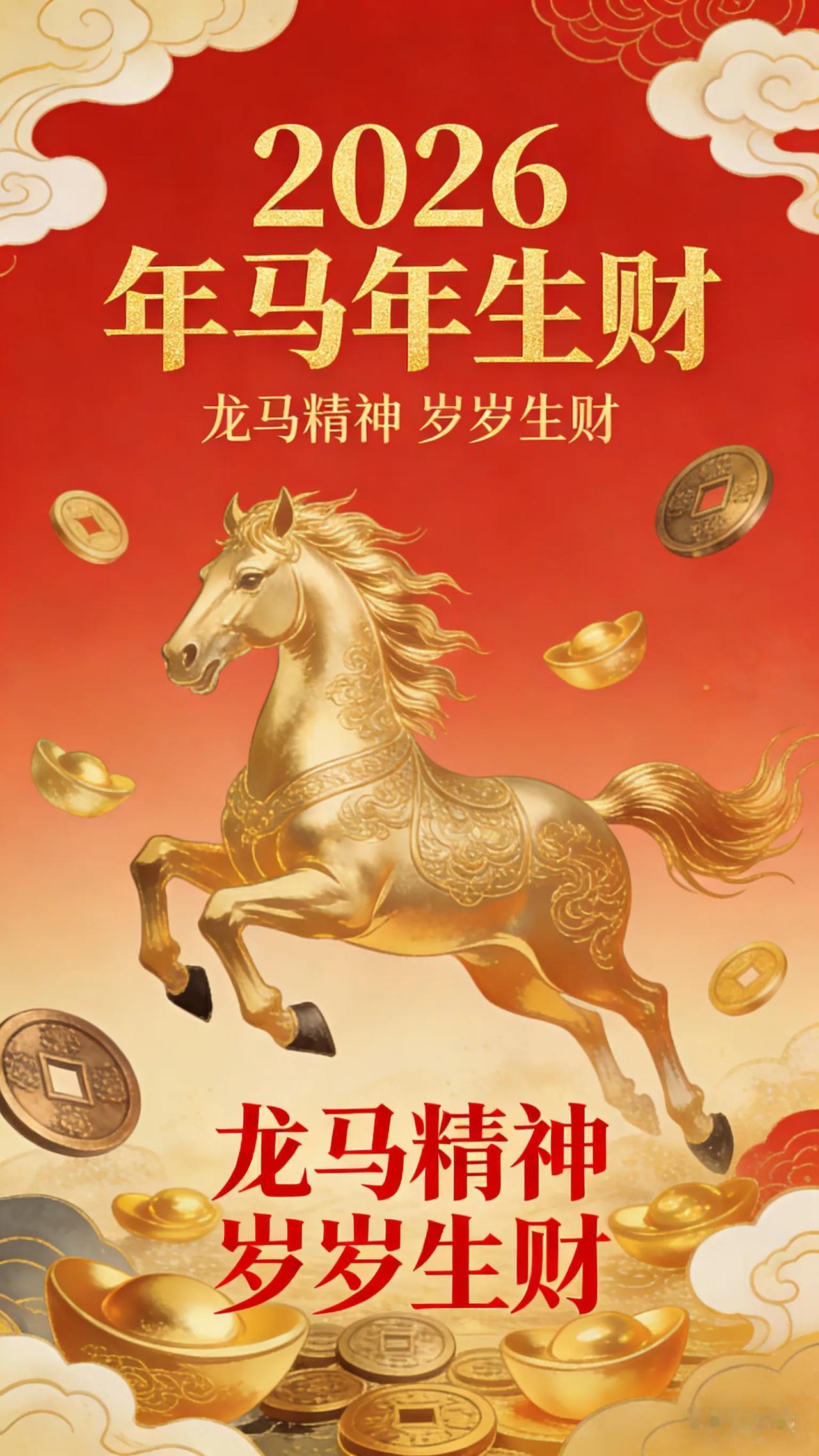 马年到，福气闹！大年初二，送你一串“马”力全开的祝福！愿你马到成功，万事开