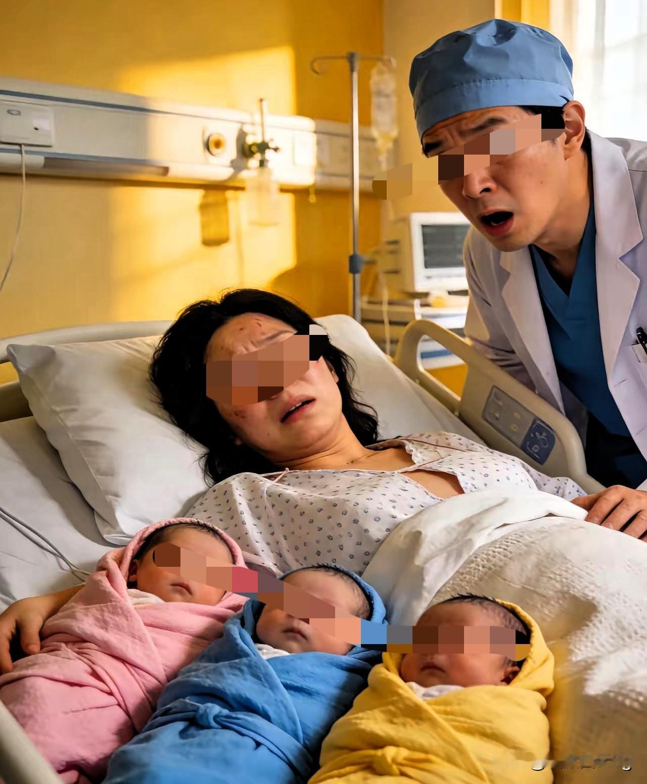 医生都准备缝合刀口了，39岁产妇一把抓住他，拼尽全力嘶吼：等等！肚子里还有一个在