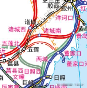 50公里定乾坤！日照—五莲联络线，拉直京沪沿海最短通道山东高铁藏着一条