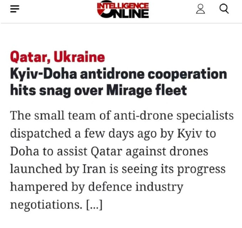 谈崩了，卡塔尔拒绝交出飞机！由于最近被沙希德136无人机折腾的够呛，乌克兰方面非