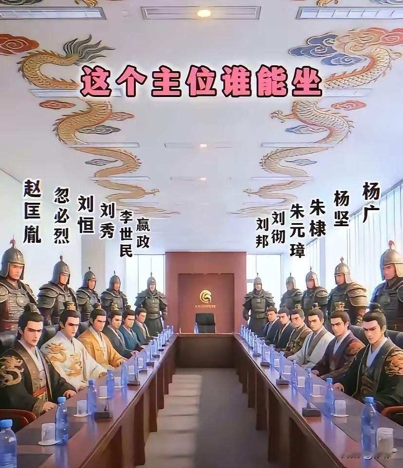 这一张图直接将上下5000年的主要帝王都涵盖，每个人都是特别聪明！只要上过学学