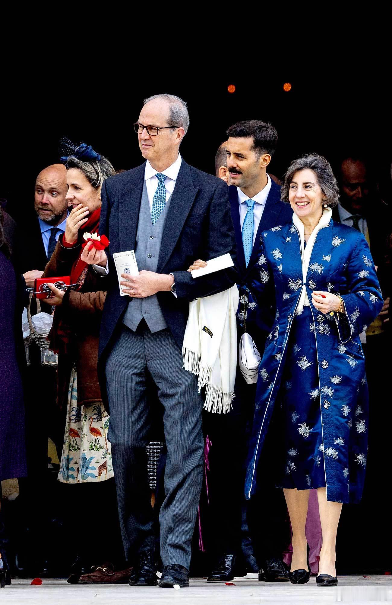 列支敦士登王室🇱🇮2月14日，利奥波丁公主和布鲁诺·沃尔特·佩德罗萨·若昂