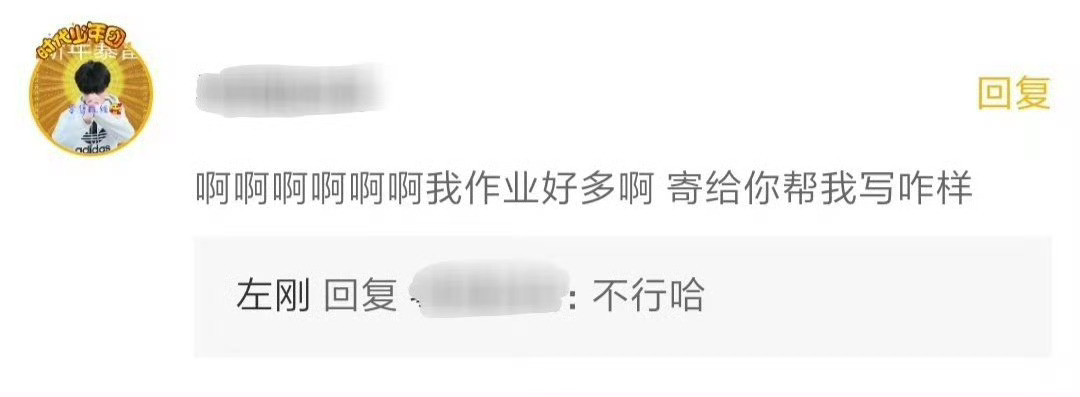 长大了会帮大家写作业了😋左航廿岁驭光其意昭彰