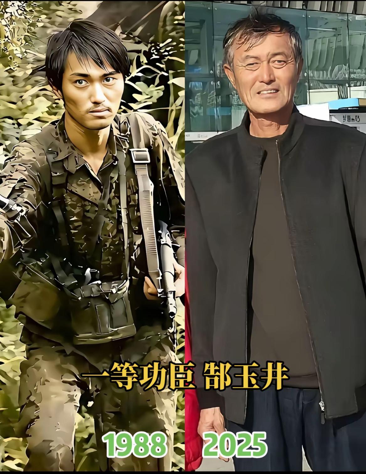 这是一位参加过老山战役的英雄，现在的他两鬓斑白，可38年前的他们，也是那样的意气