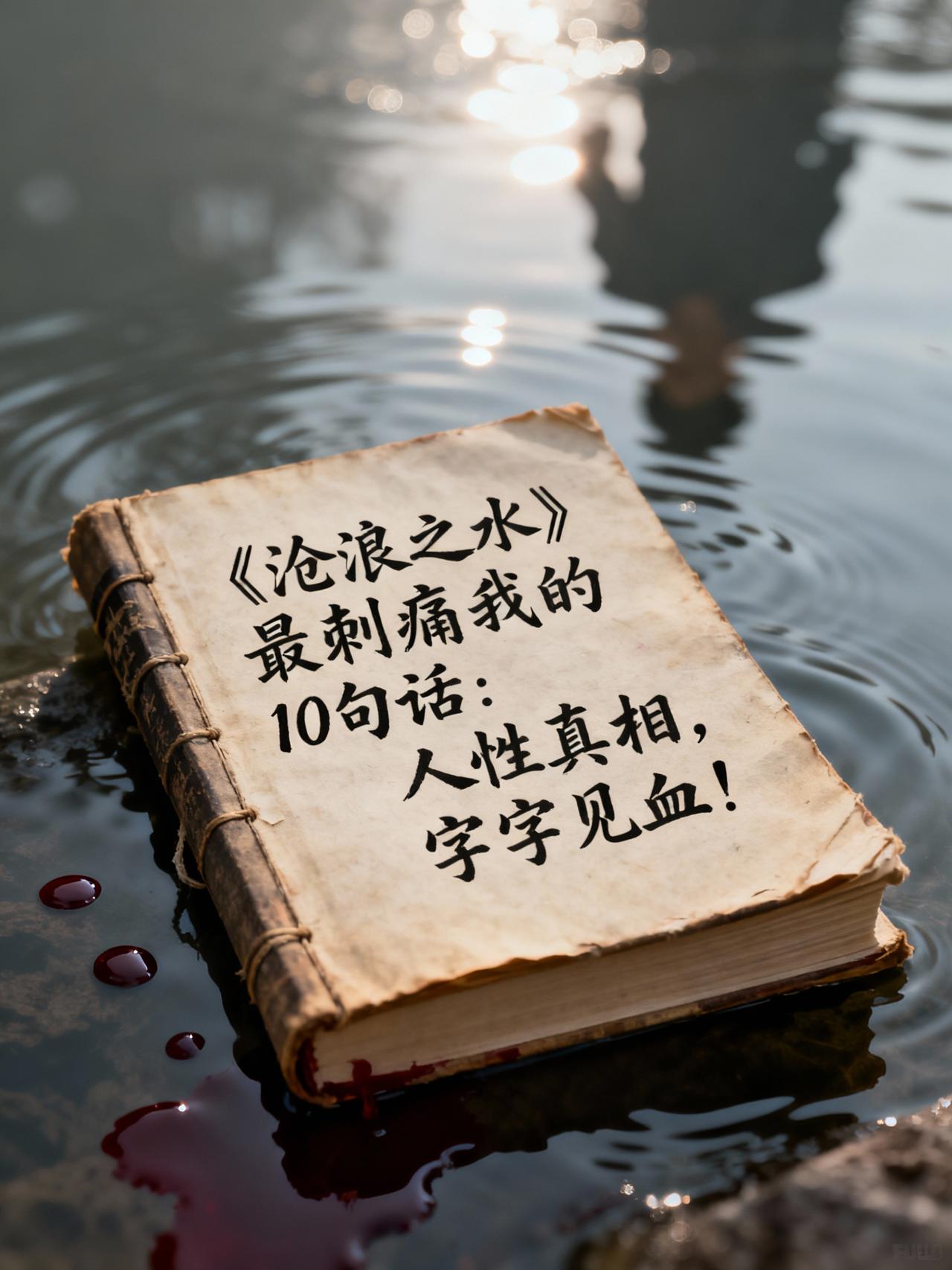《沧浪之水》最刺痛我的10句话：人性真相，字字见血！“人最大的悲哀不是贫穷，而