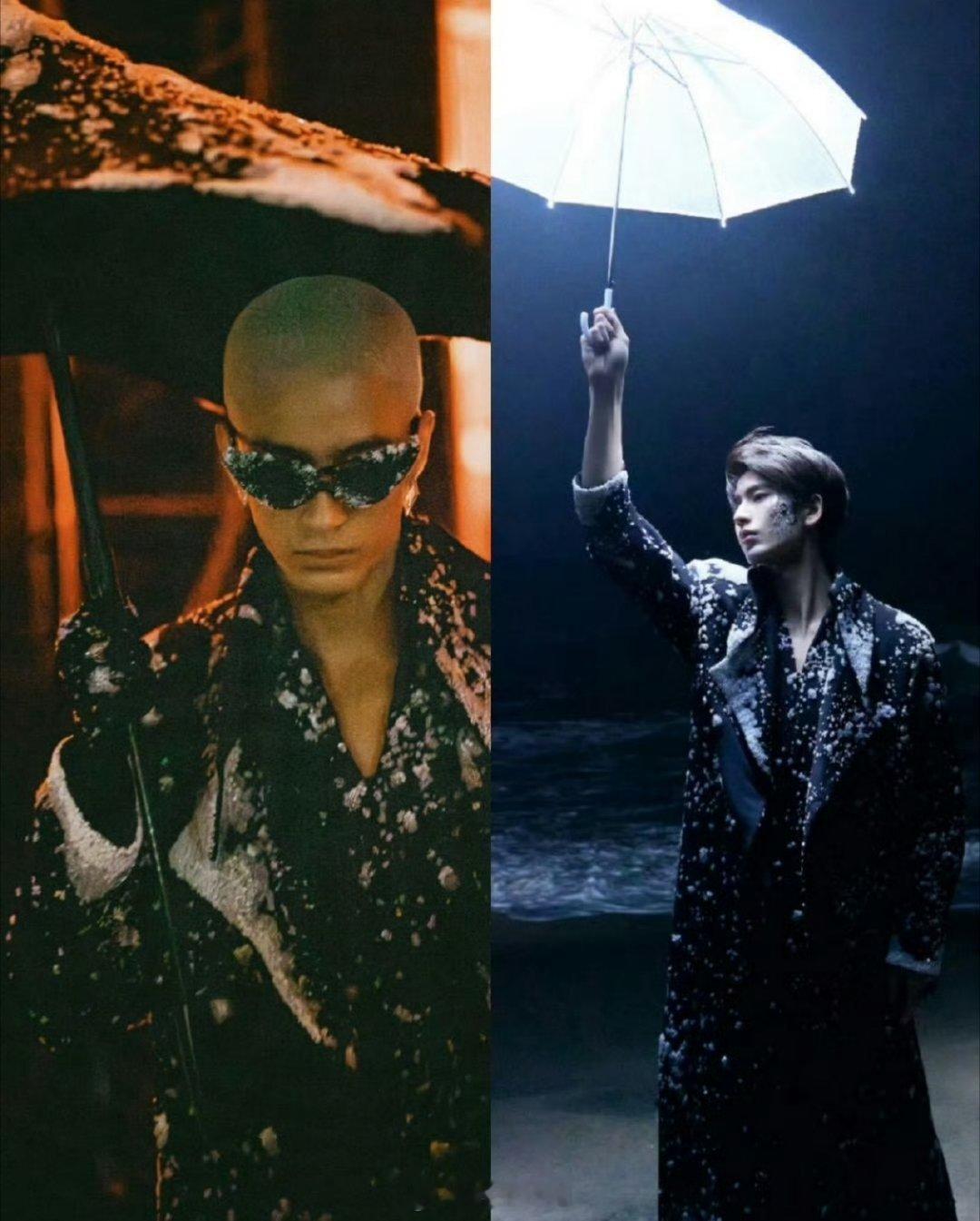 张凌赫和米卡都穿了这个高定感觉是不同的风格