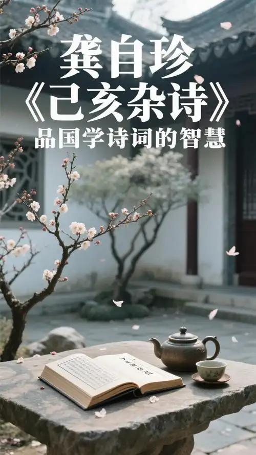 解读《己亥杂诗》龚自珍的《己亥杂诗》那可太牛了。就说“落红不是无