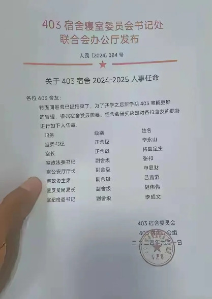 史上最牛逼的403寝室没有之一