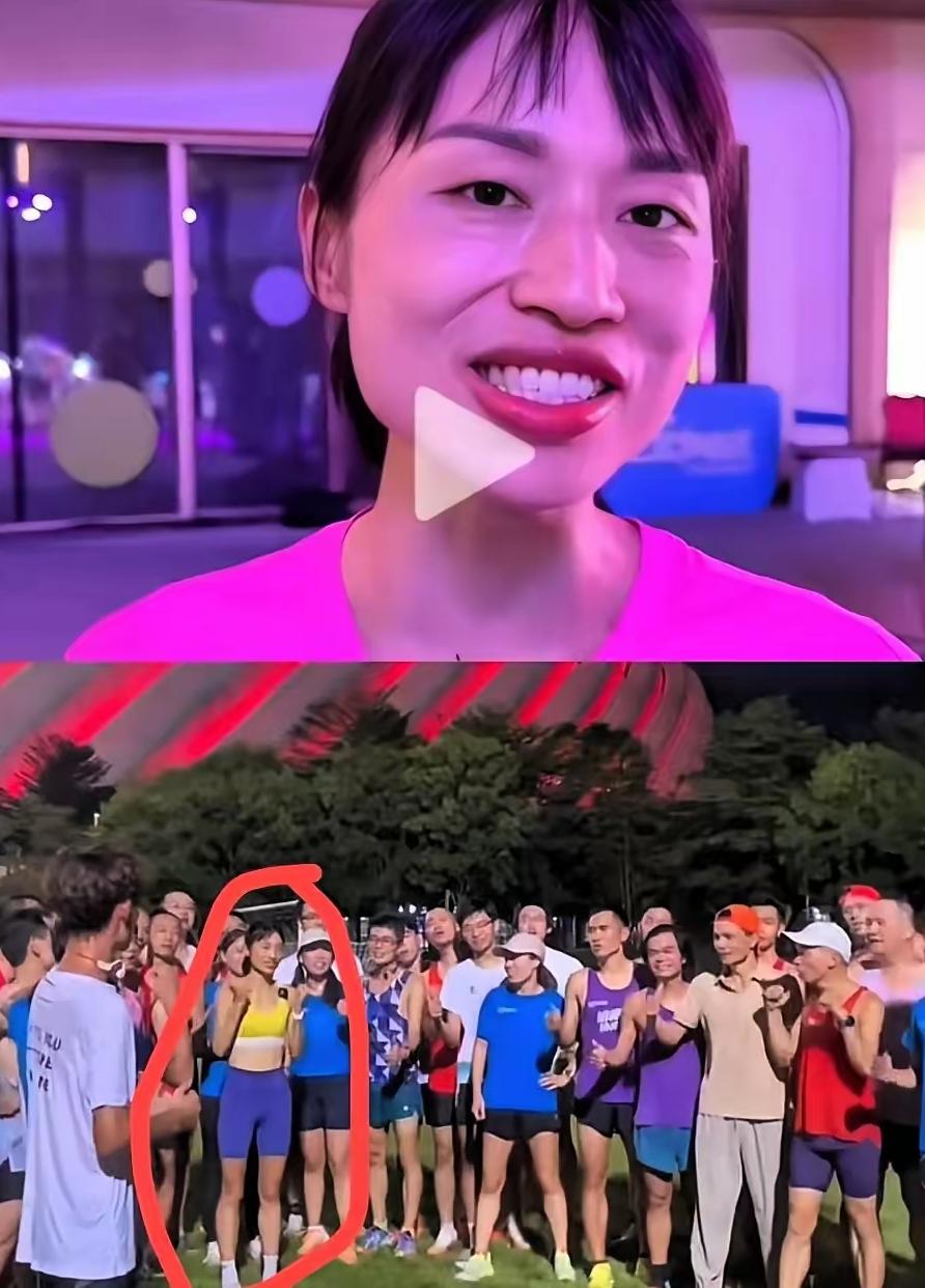 沈阳马拉松场上又见到护士张水华的身影之前因为“哭求调休跑马”上热搜，这回她还