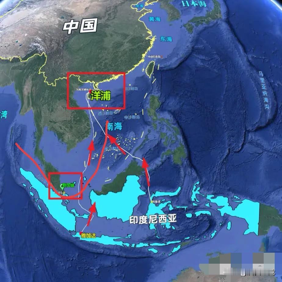 同时随着洋浦港的诞生，也意味着新加坡扼守马六甲，多年坐地起价躺赚流油时代的终结，