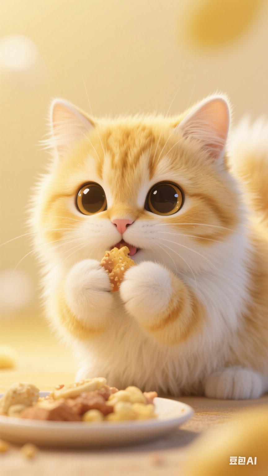 分享一张最可爱的猫咪照片这张猫咪可爱吗？[红脸笑][红脸笑]