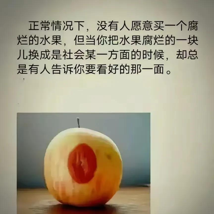 什么叫偷换概念？这叫偷换概念。如果把国家比作苹果的话，只能说世界上的苹果，一个