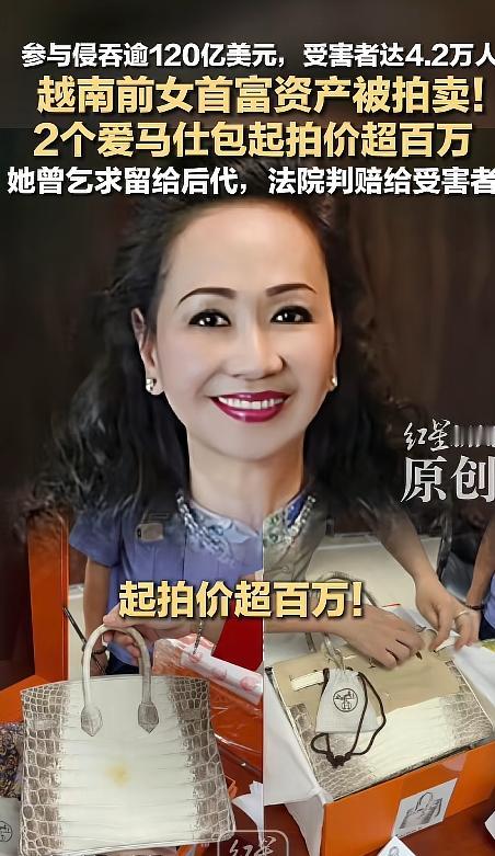 真是富贵一场空让人感慨万千！越南曾经风光无限的前女首富，涉嫌违规侵吞高达120