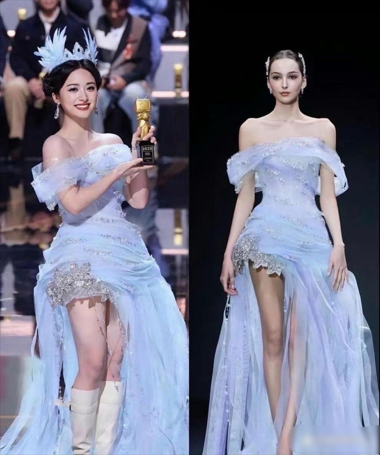 沈月应该只输在了身高上，其它一点都不差！