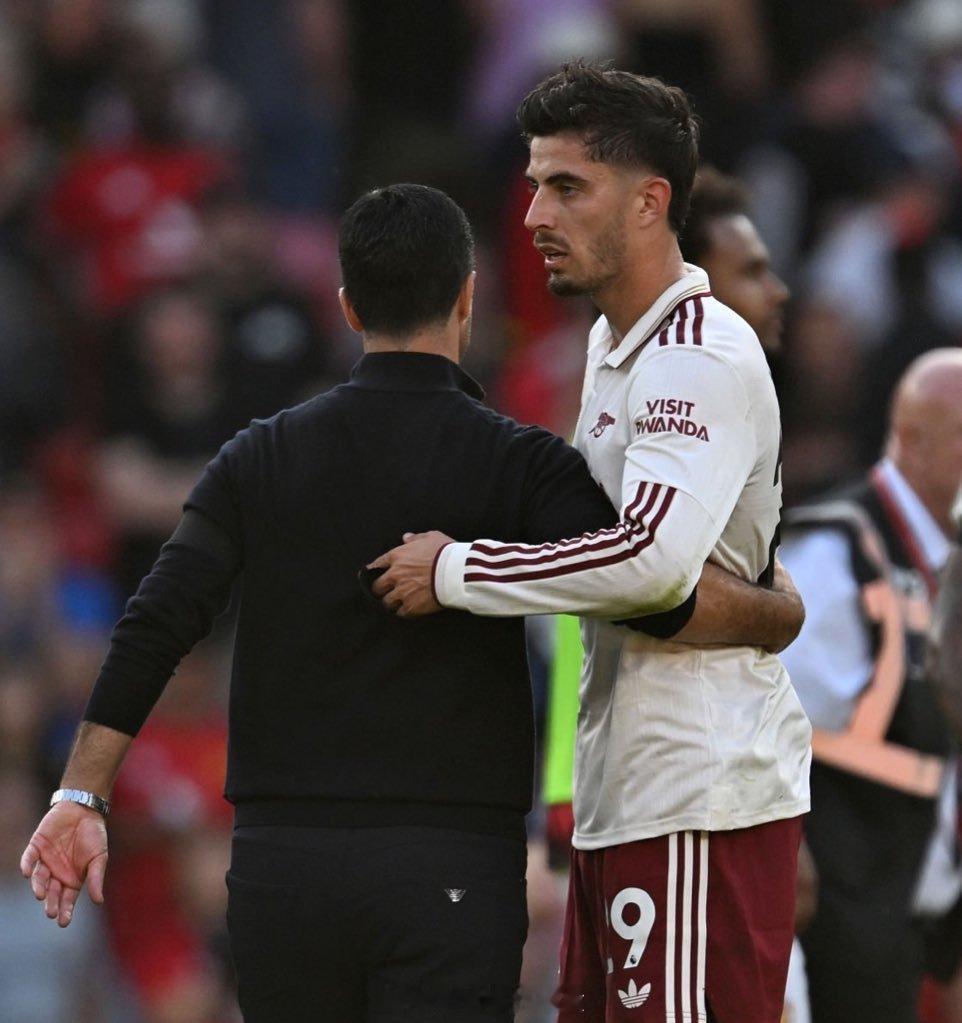 阿尔特塔确认哈弗茨即将复出“我认为如果不是几周时间，那也只是几天时间。接下来要看