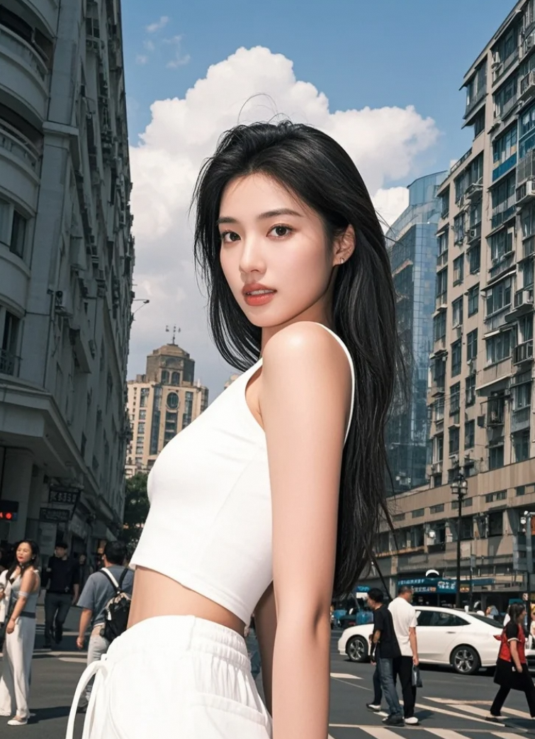 这组美女图，每一帧都是杂志封面！