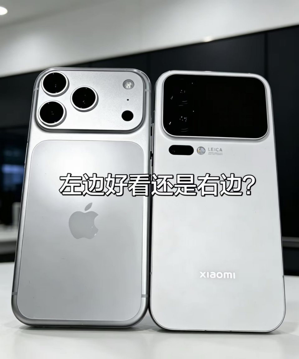 买小米17Max还是iPhone苹果17PM和小米17PM哪个好看，小米17M