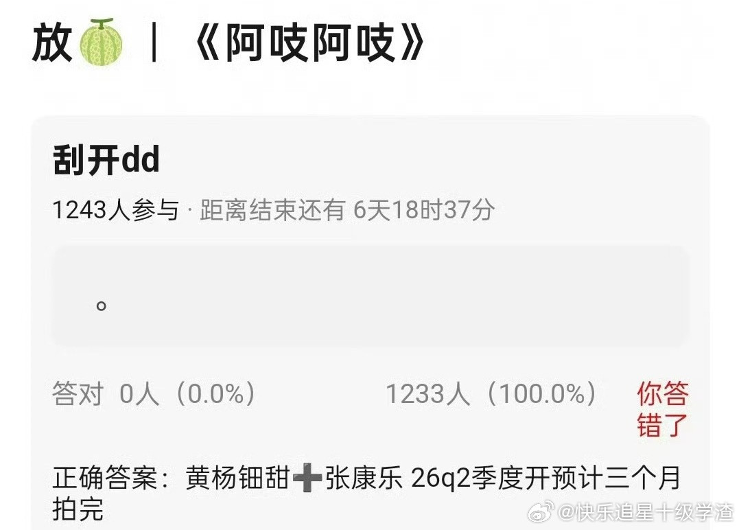 🍉阿吱阿吱：张康乐➕黄杨钿甜​​​