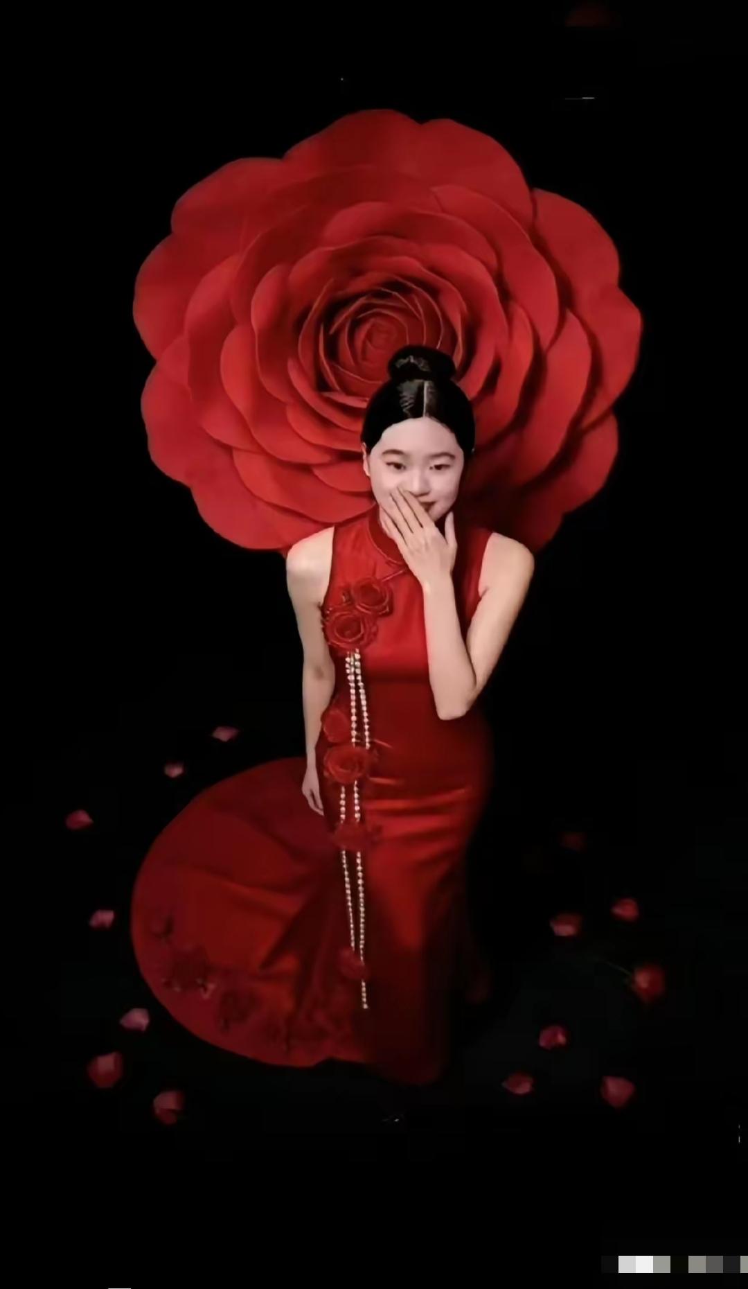 全红婵不愧是跳水天才，拍的照片都气场全开！大家觉得像她吗？现在技术越来越发达