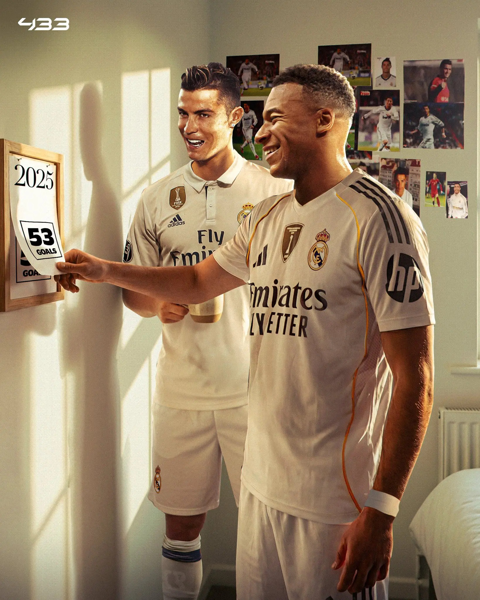 姆巴佩成为皇马历史上第二位自然年进球53球的球员皇马球员自然年进球榜前六：▪️