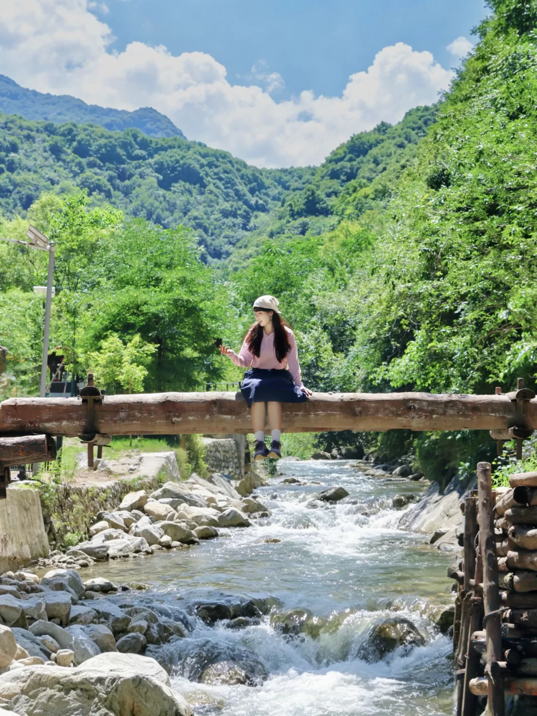 周末1h逃离西安，躲进21°C山里避暑玩水💦