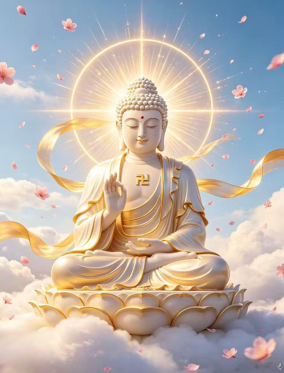 见佛祈福🙏，感恩佛光慈悲加持，愿家中宅运祥和清净，气场通畅聚福纳财。邻里和睦无