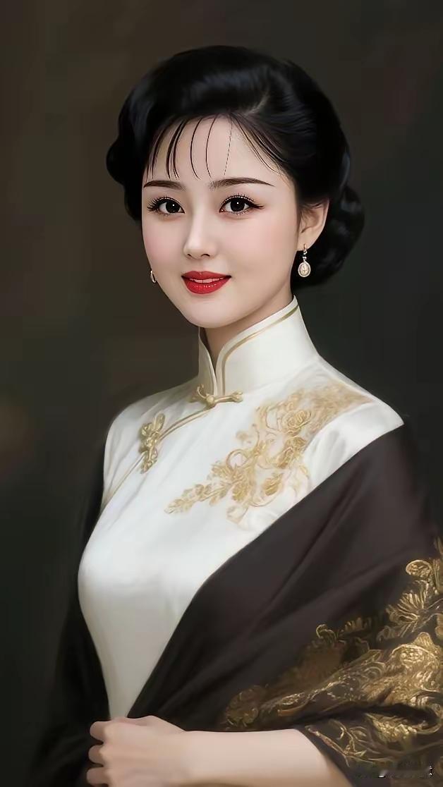复古旗袍美人，优雅气质，尽显东方韵味