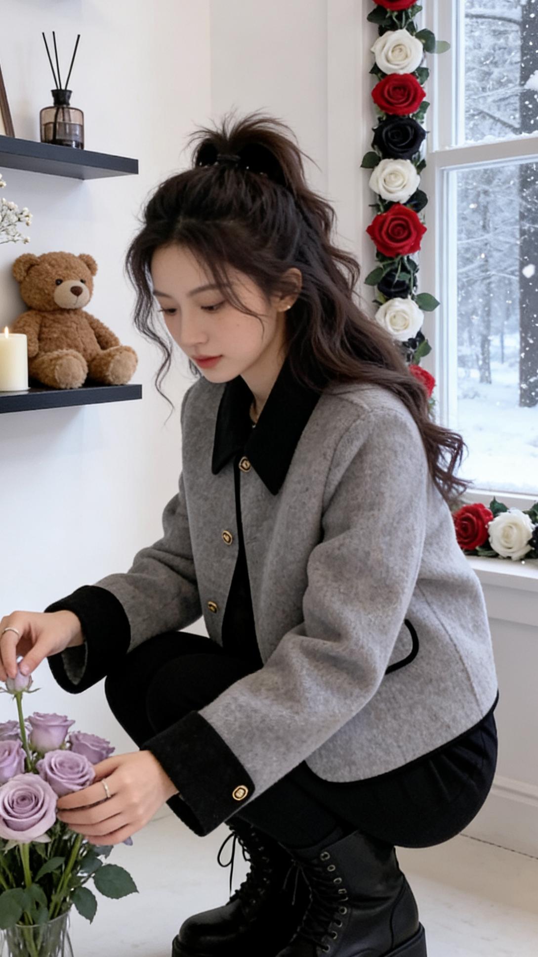 外套毛呢外套过年就要美美哒冬季穿搭过年穿什么