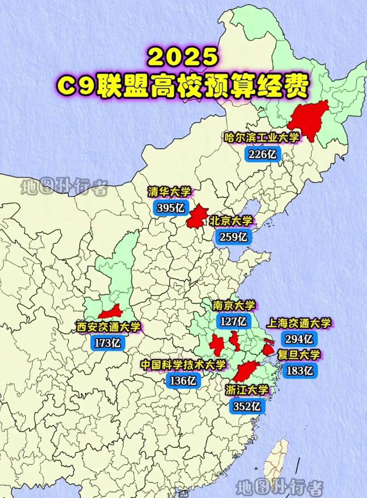 有谁知道为什么同样是华五，南大和中科大的经费这么少，而浙大、上交的经费那么高呢？