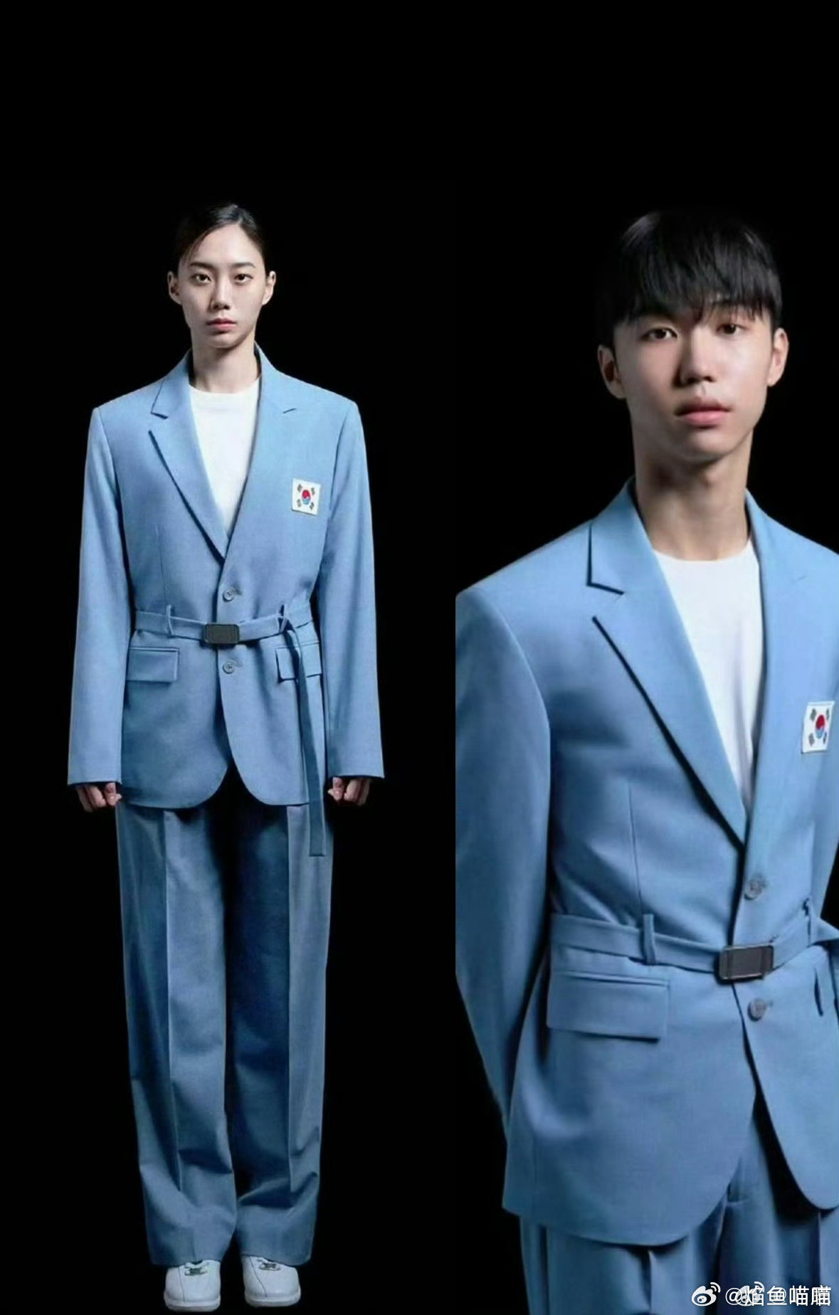 “我还以为是假的，结果是真的：巴黎奥运会韩国队服[doge]”​​​