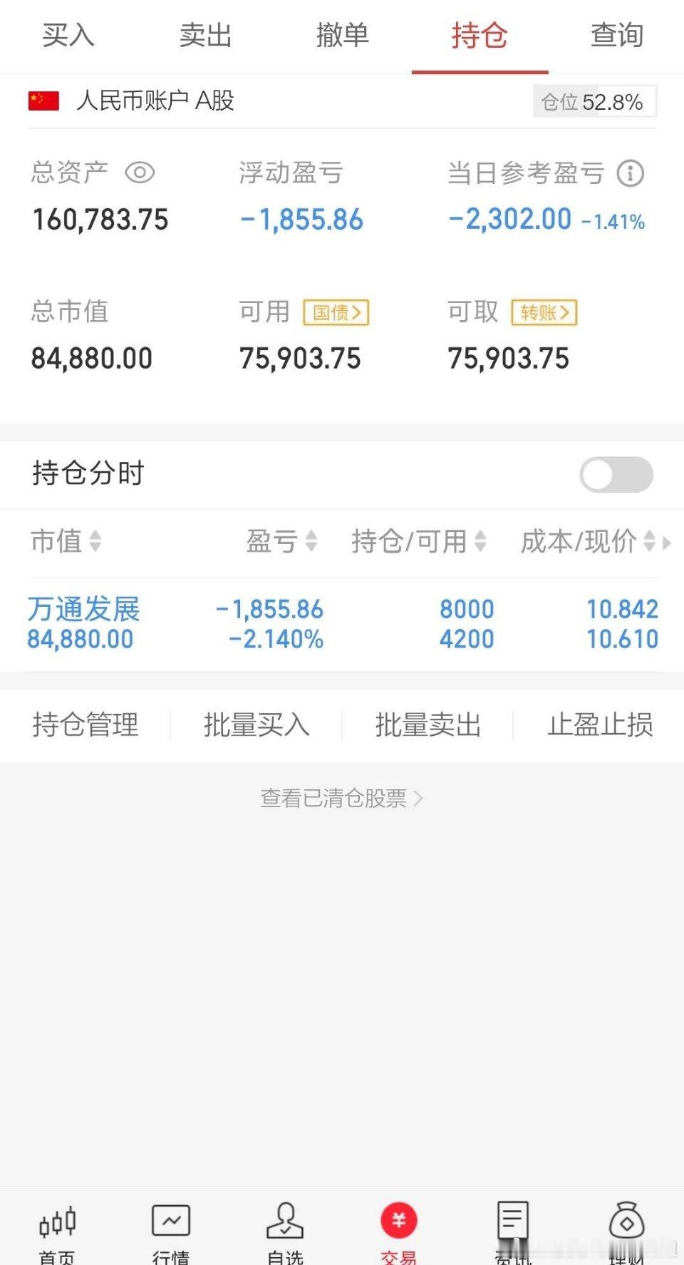 今天情绪看修复。高位的，华胜天成、创新医疗、飞龙股份、恒宝股份、万通发展