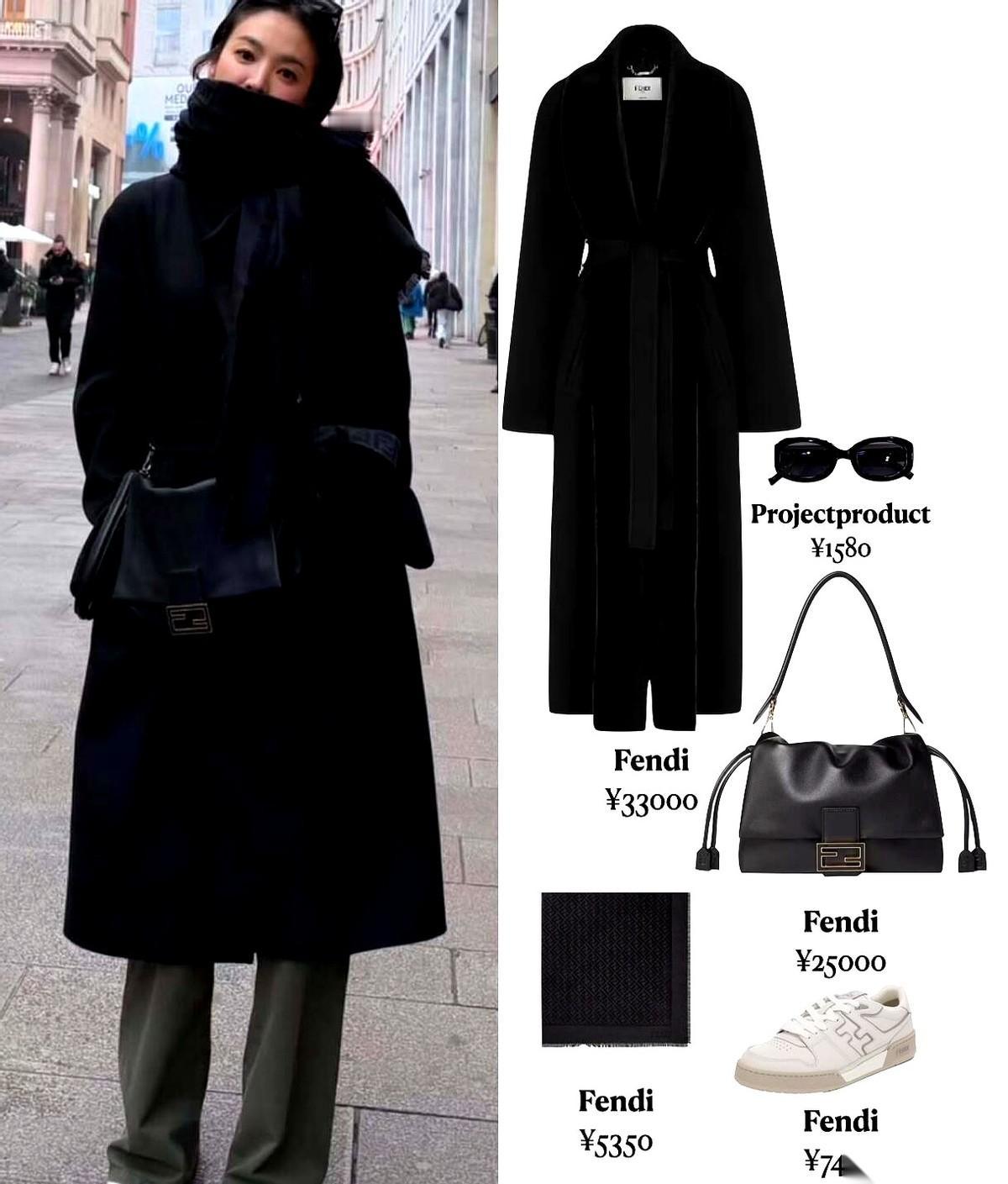 我算是看明白了，宋慧乔的穿搭，根本就是个“温柔的陷阱”。你看她那件黑色长风衣，