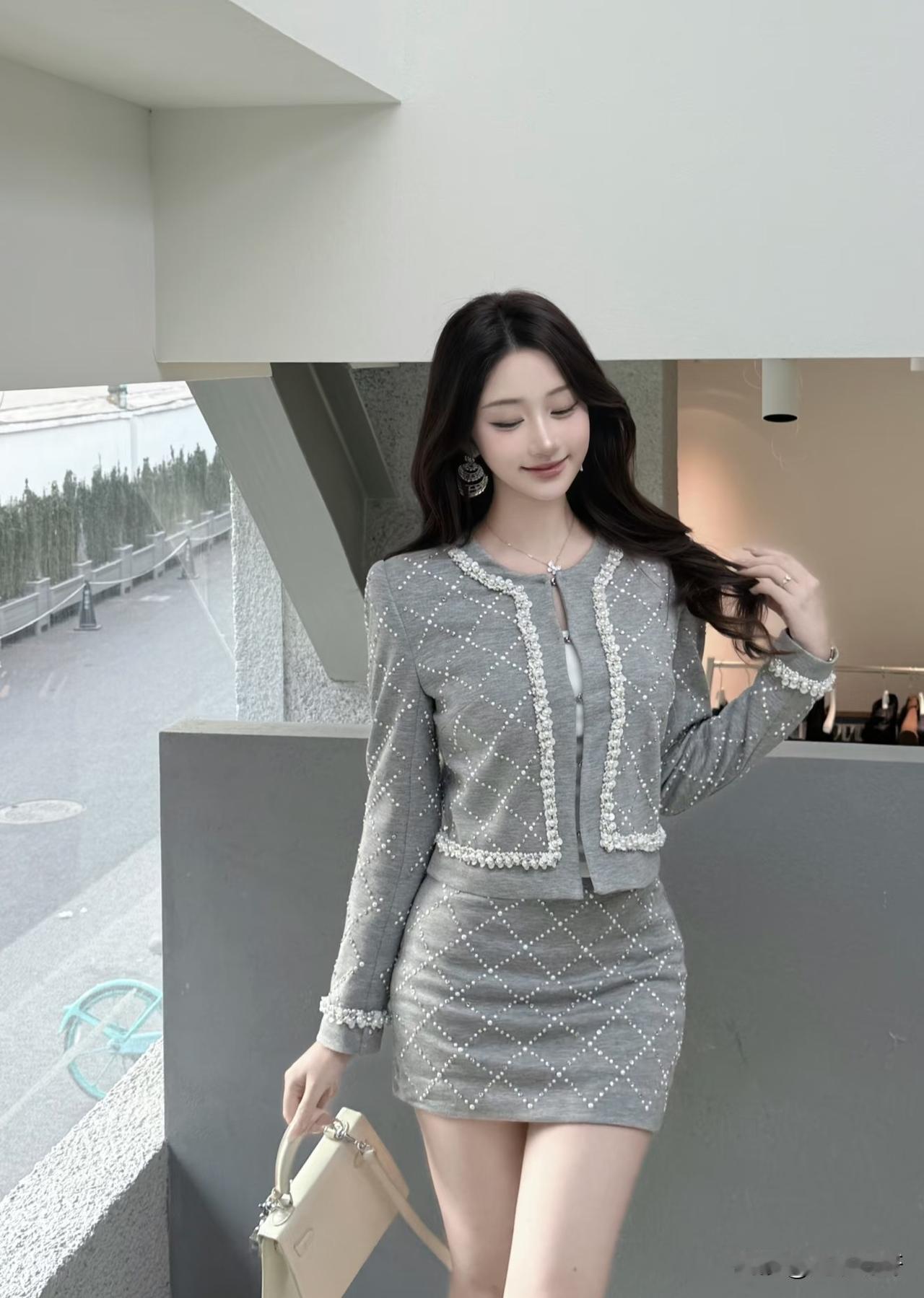 小香风短裙套装推荐