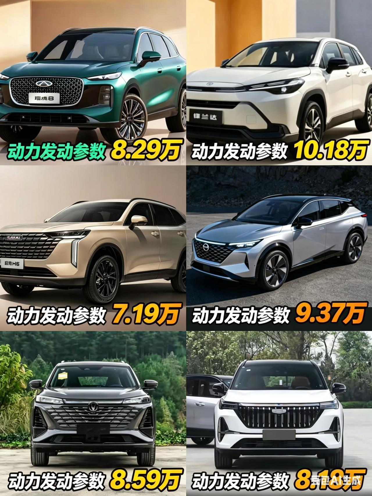预算8-10万想买燃油SUV，国产性价比拉满，合资胜在省心，6款热门车型各有侧重