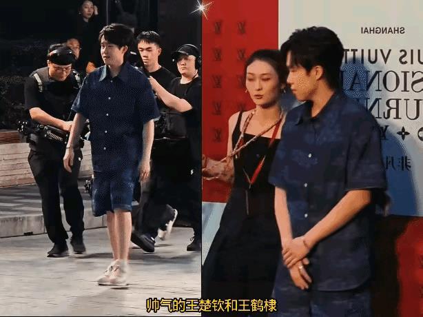 大头昨天参加活动，本来是一片叫好，结果这个工作人员手放在他的腰部推他离开[捂脸哭]