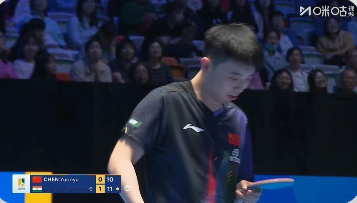 这天崩地裂的第一局[捂脸哭]，陈垣宇🇨🇳首局失利了，还好第二局陈垣宇🇨🇳