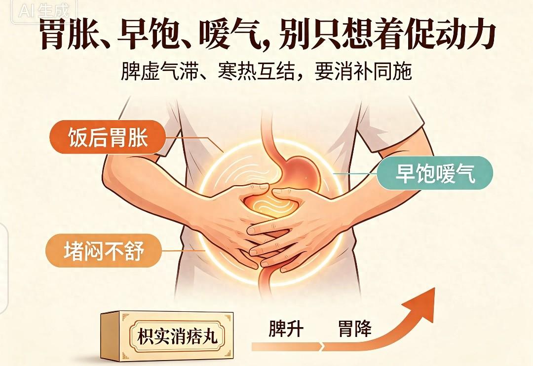 一个被低估的中成药：堪称消化科的“莫沙必利”，消胀除痞胀作品声明：内容仅供参