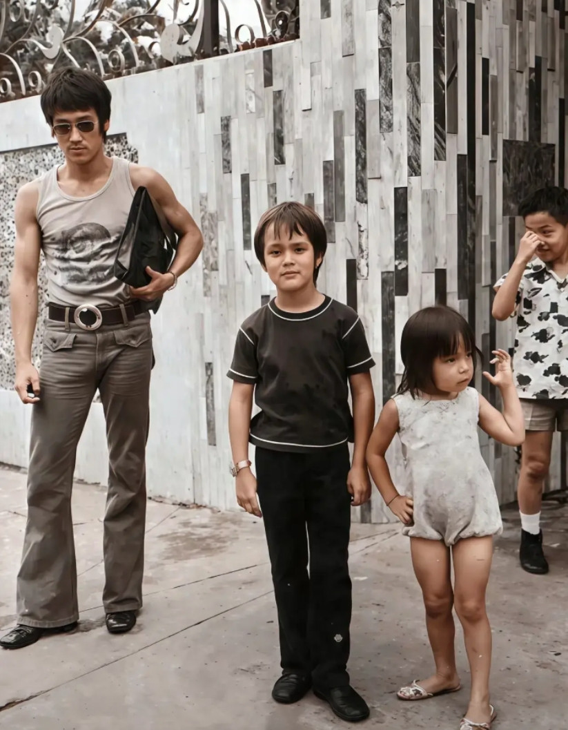 1972年李小龙一家