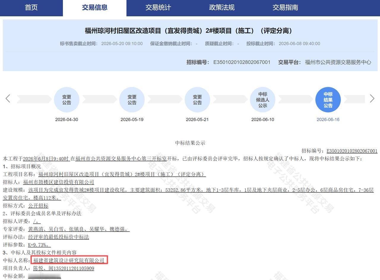 福州市中心超百米“烂尾”楼有望复工！6月16日，福建省建筑设计研究院有限公司