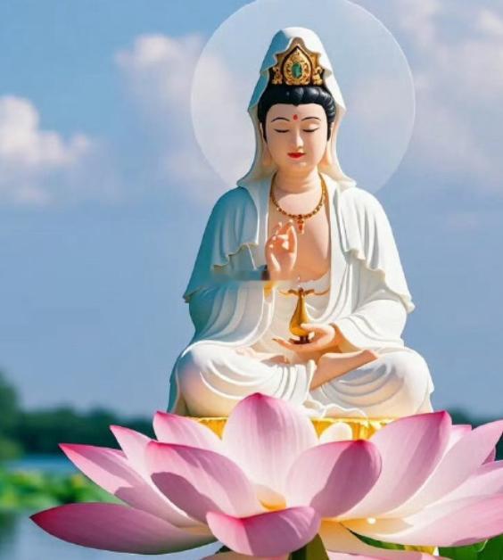 把观音菩萨接回家！留下一句:“全家平安，大吉大利”！观音菩萨慈悲庇护！