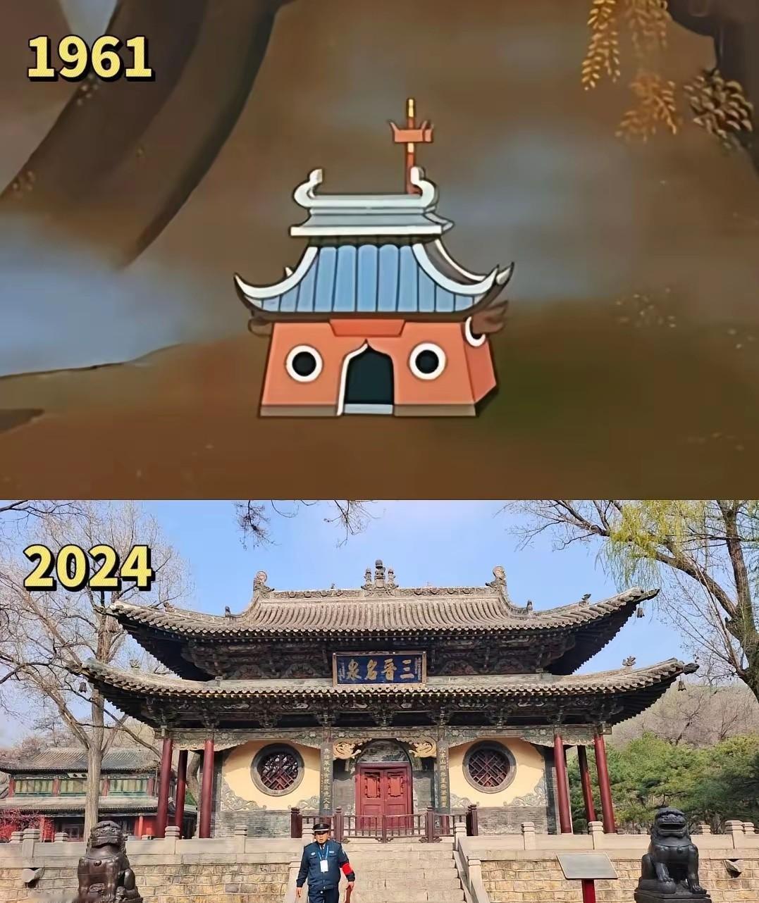 当年文物局不管吗？86版《西游记》祭赛国那场戏，直接在北宋的圣母殿里拍。孙悟空