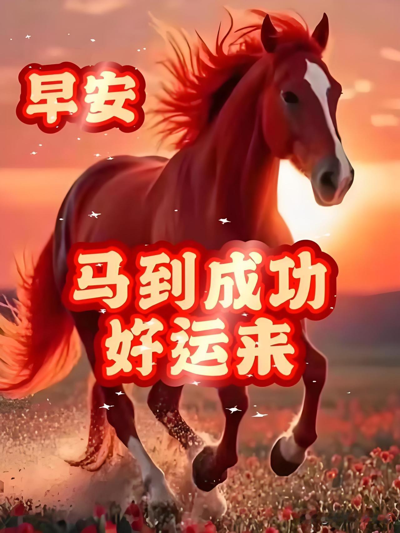 馬到成功龍馬精神馬年大吉一馬当先[烟花]🐴[招