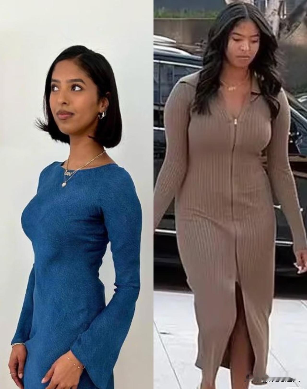 真没想到，科比的大女儿娜塔莉亚，硬生生靠自己减下来110斤，这变化简直太吓人了，