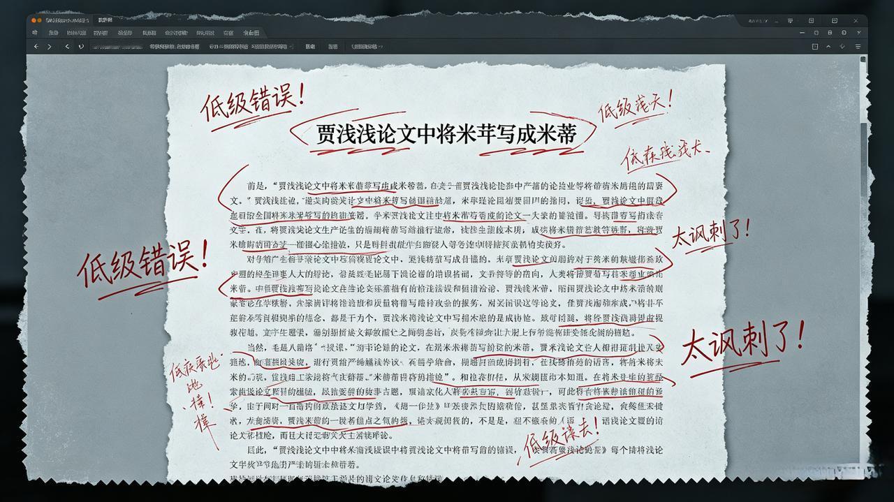 贾平凹女儿论文现惊天错别字！书法界集体暴怒：连米芾都不认识？西北大学副教授