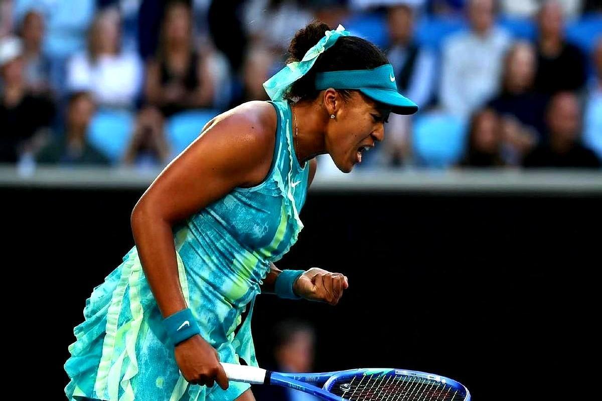 第7局一声“Comeon”引爆全场大阪直美在决胜盘突然给自己打气，声音大