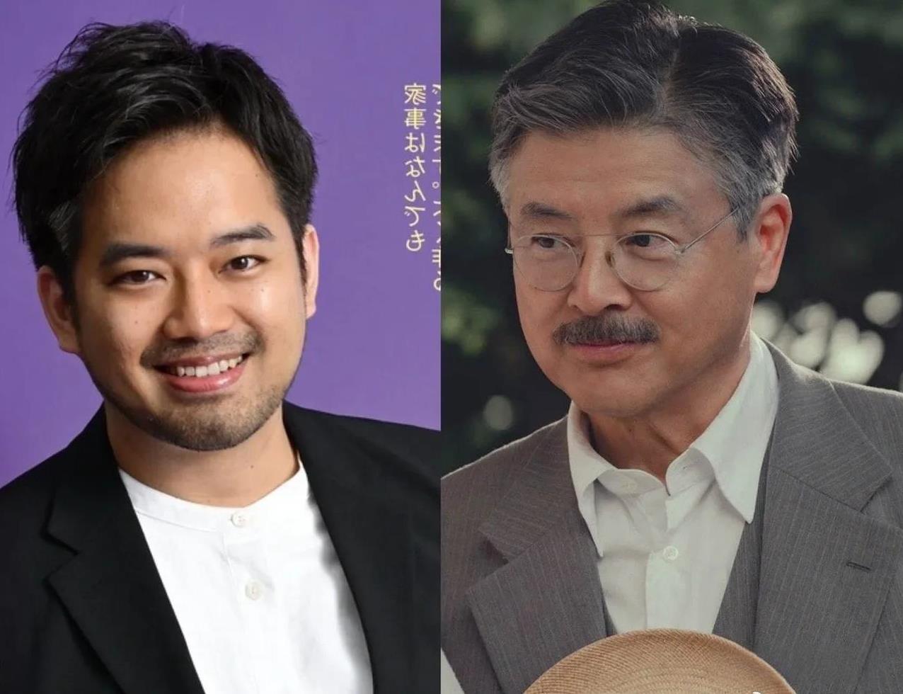 两代帅哥明星——三浦友和和他的小儿子三浦贵大。有网友说，儿子不如老爸帅，那是因