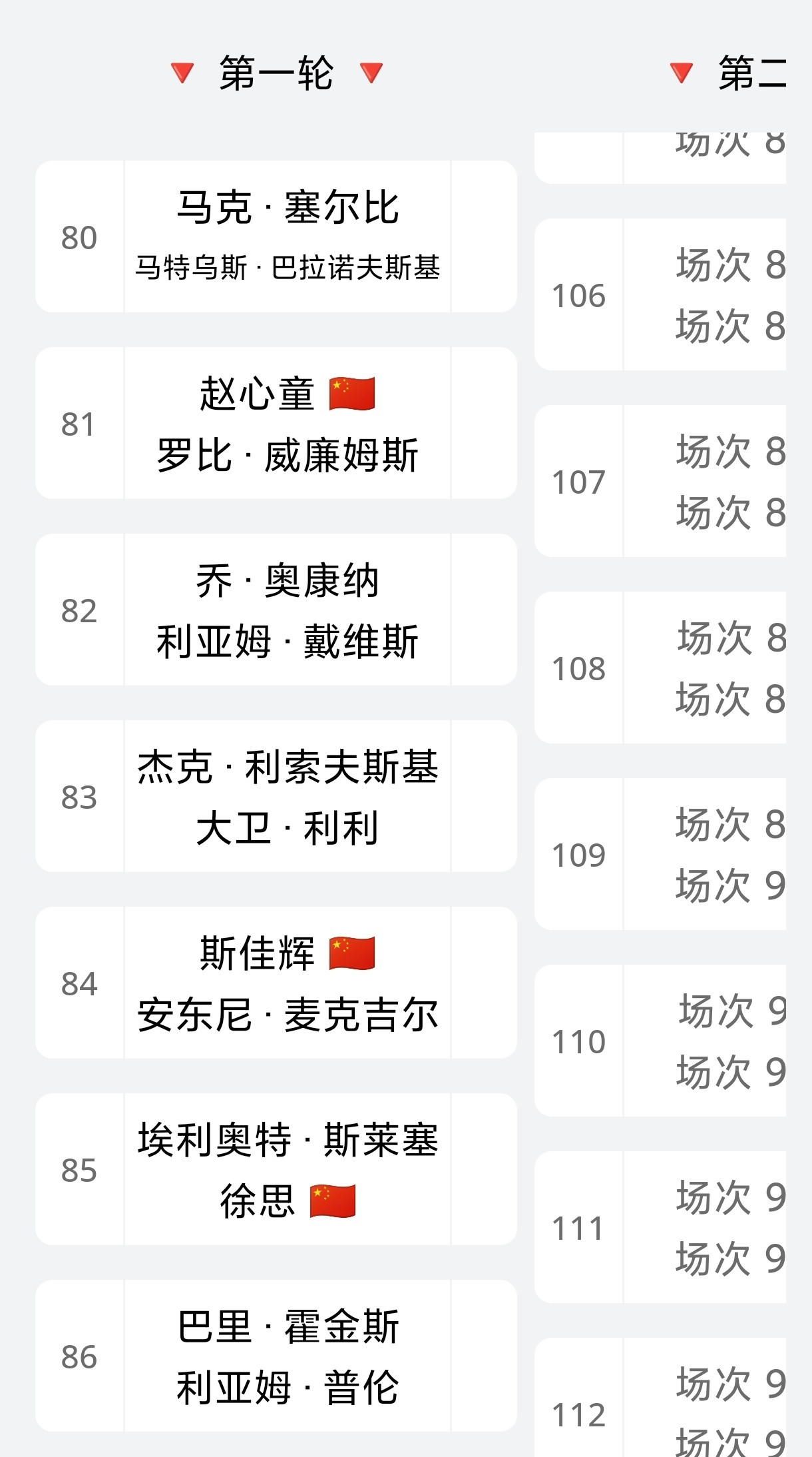 2026斯诺克苏格兰公开赛苏格兰公开赛正赛签表出炉：赵心童、吴宜泽领衔，共18
