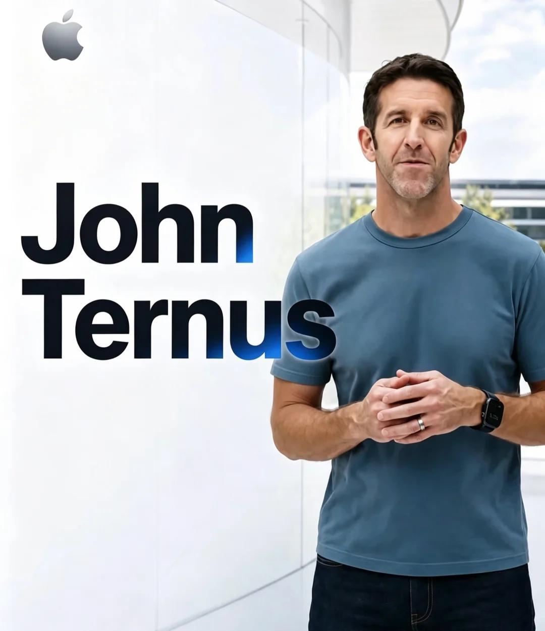 苹果正式换帅✨JohnTernus接任苹果新CEO库克卸任，转任董事会执行