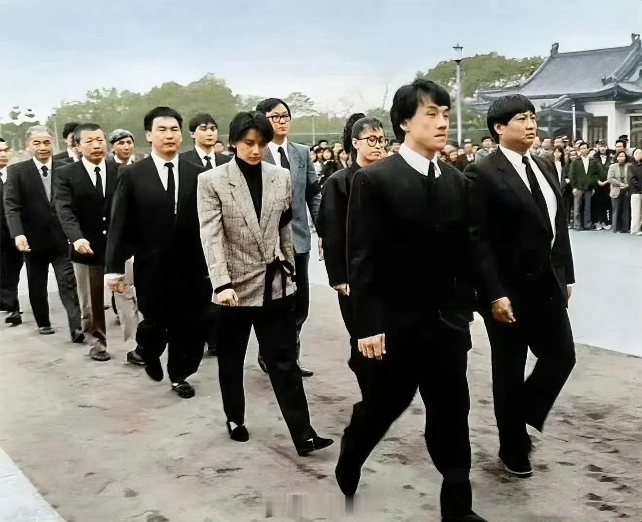 1988年，台湾。参加葬礼的香港艺人，知道是谁的葬礼吗？