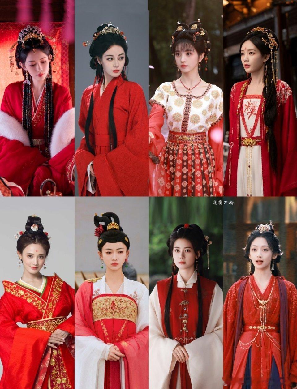 谁的红衣造型让人一眼沦陷?是孟子义、迪丽热巴、田曦薇、李一桐，还是王影璐?